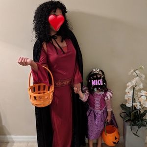 Mother Gothel Costume with Cape & Wig Rapunzel